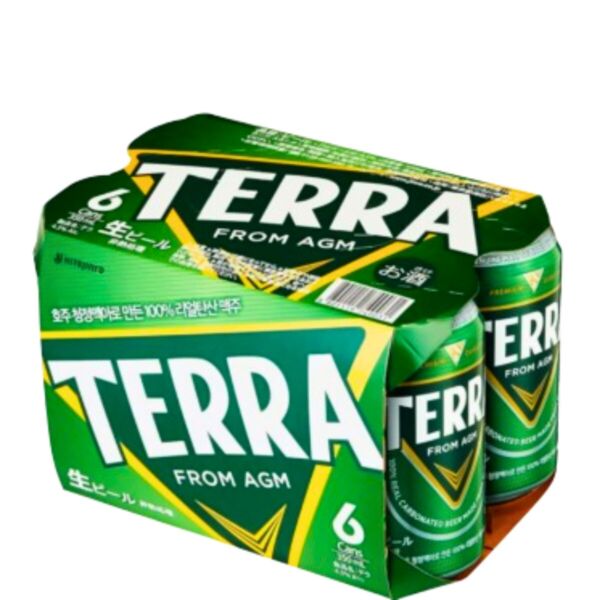 6 Cervejas Importada Coreana Terra