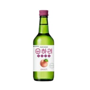 Soju bebida Coreana Pêssego Peach 360ml