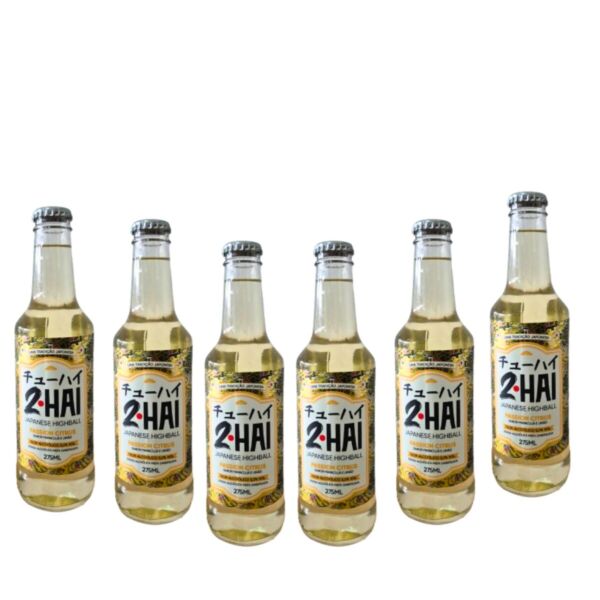 KIT 6 unidades 2 HAI Passion Citrus - Coquetel Highball Sabor Maracujá com Limão 275ml