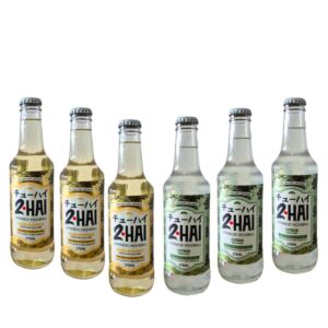 Kit com 6 unidades do 2 HAI - Coquetel Highball Sabores 275ml